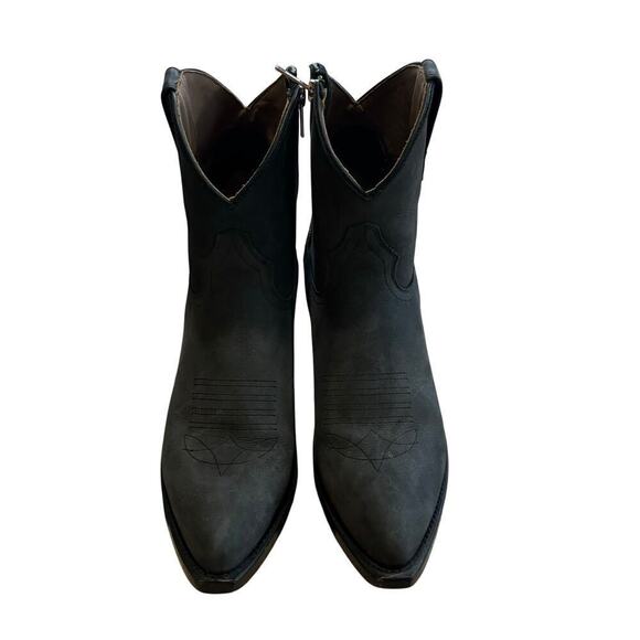 Alvies THE RAINEY Leather Boots Gray Women’s Size 8B Western Rodeo Cowgirl - Picture 8 of 16